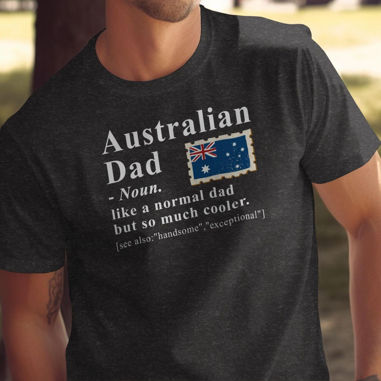 Australian Dad Definition Shirt, Funny Aussie Father Gift T-Shirt, Coolest Dad Ever, Father's Day Present