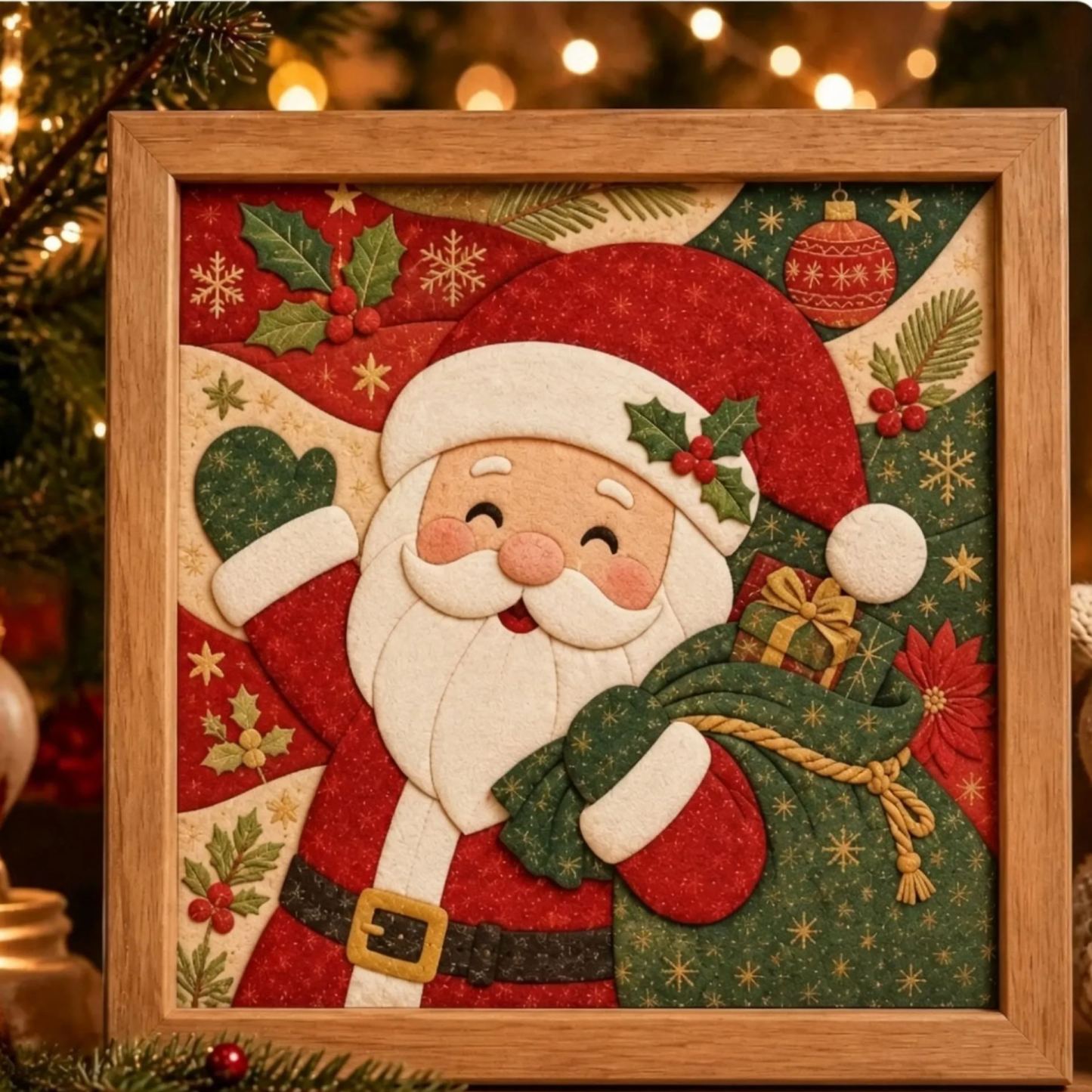 Christmas Fabric Art Painting Kit DIY-Christmas&Animal Series - MyPhotoSocksAu