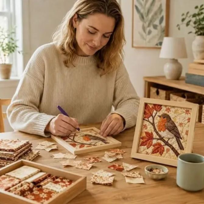 Christmas Fabric Art Painting Kit DIY-Christmas&Animal Series - MyPhotoSocksAu