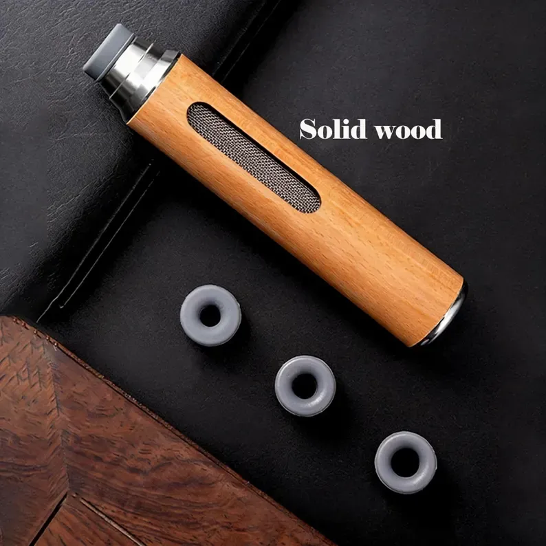 Personalized Wooden Car Ashtray | Replaceable Clips | No Spill Ash & Fire Safe | Custom Engraved Gift for Smokers - MyPhotoSocksAu