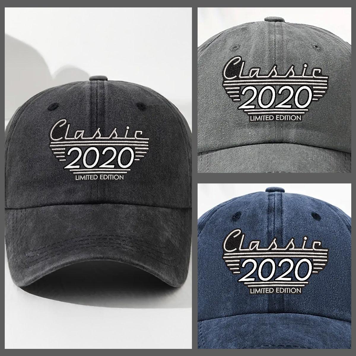 Classic Edition - Personalized Custom Vintage Washed Denim Cap Father's Day Gift - MyPhotoSocksAu