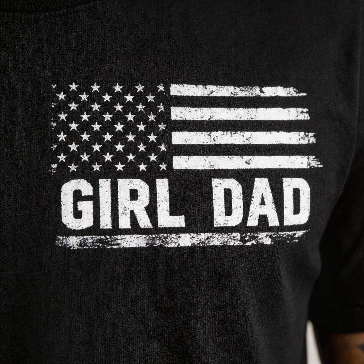 Custom Girl Dad T-shirt Personalized Gift for Father's Day - MyPhotoSocksAu