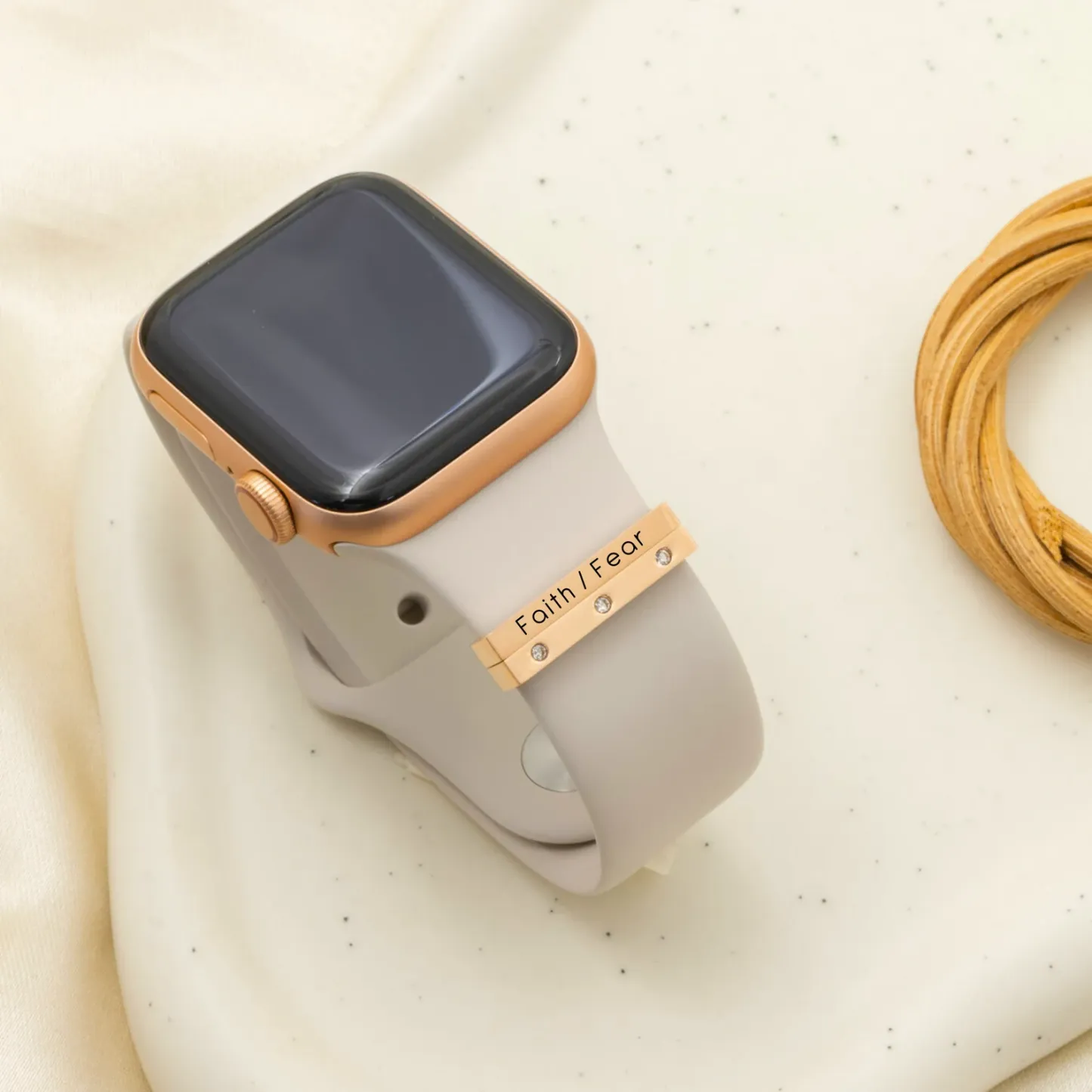 Personalized Watch Band Name Charm, custom gift for her, apple watch charms accessories, gift for girlfriend, Christmas gift, mothers day - MyPhotoSocksAu