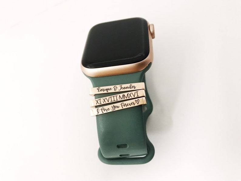 Personalized Smart Watch Band Charm Engraved Anniversary Gift New Mom Gift Weight Loss Tracker Fitness Gift Unisex Self Care Gift - MyPhotoSocksAu