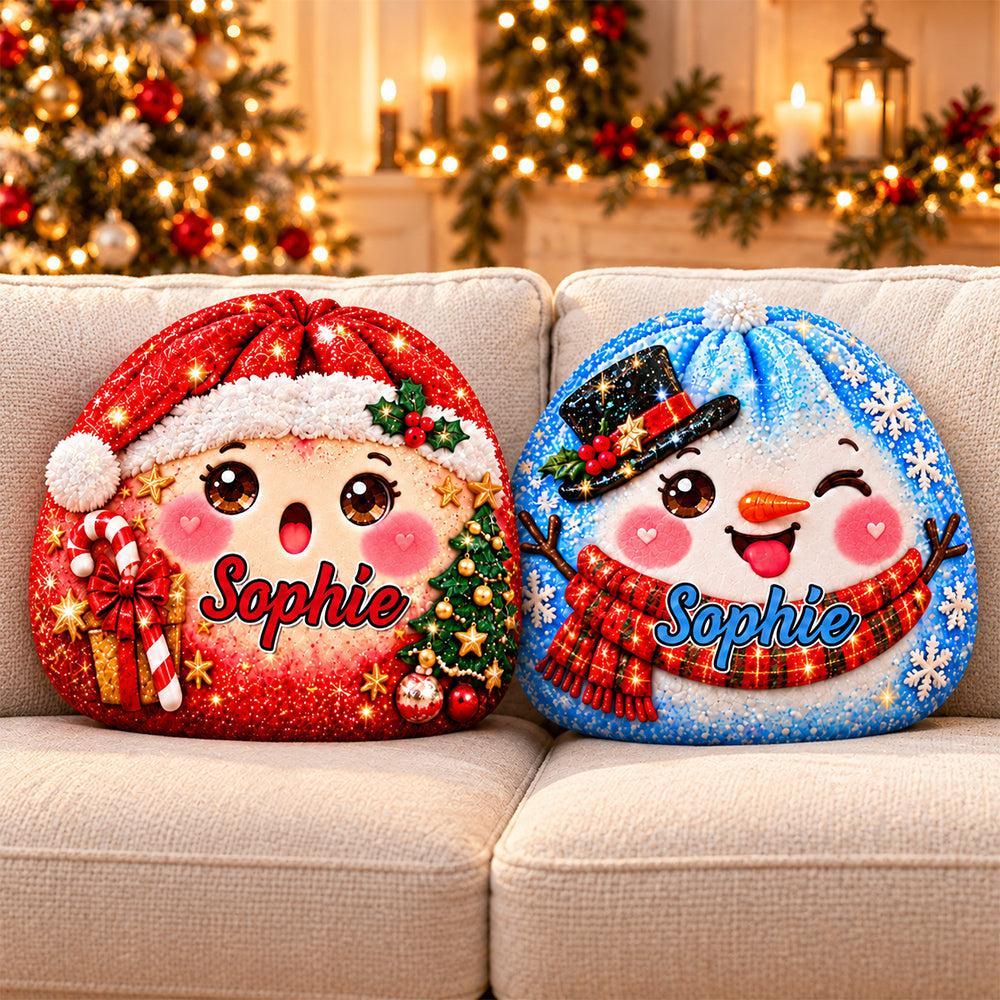 Custom Dumpling Squishy Pillow, Christmas Birthday Gift For Kids • Cutie Wishes - Personalized Shaped Pillow - MyPhotoSocksAu