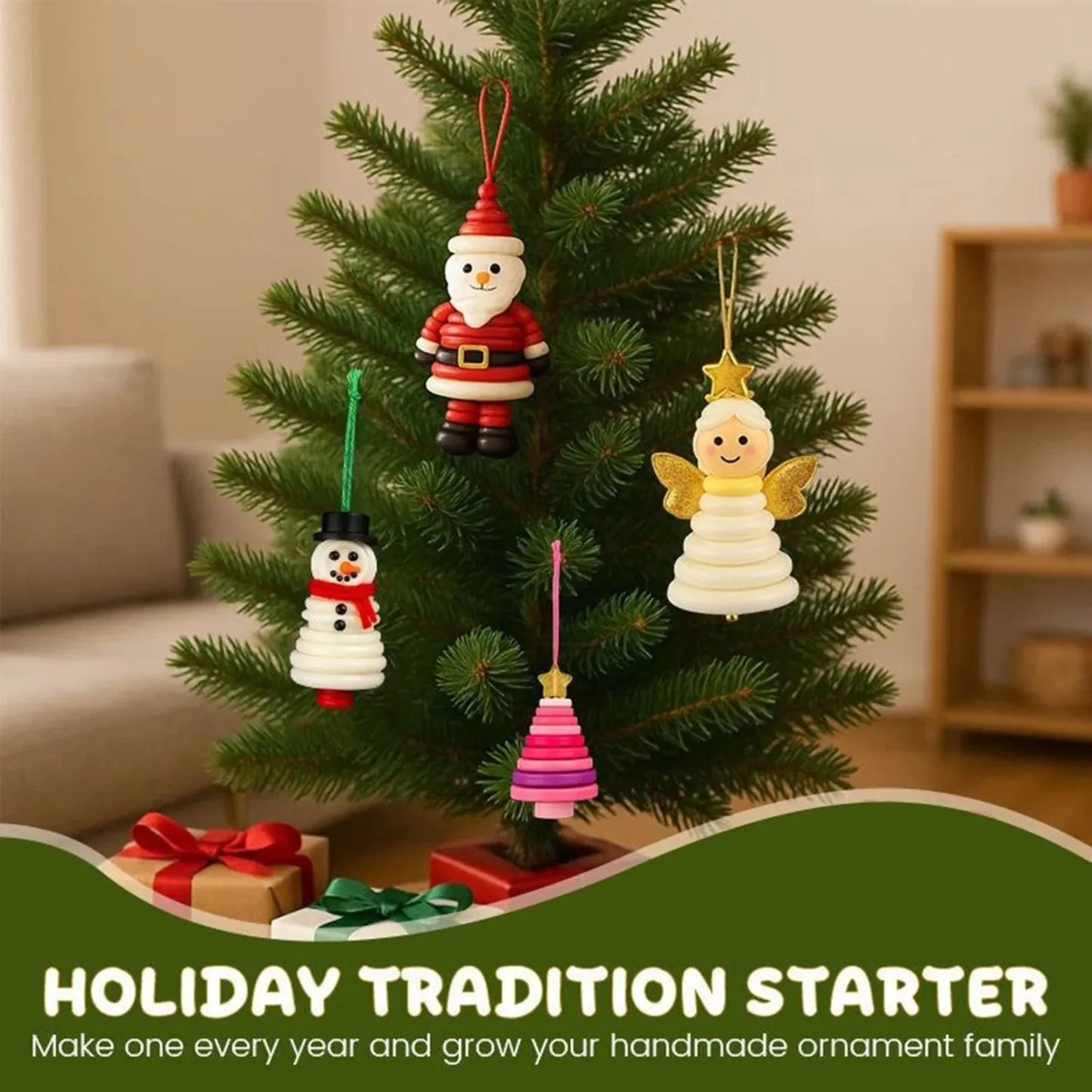 Create Your Own Button Snowman – Fun DIY Christmas Ornament Kit for Family Craft Time & Holiday Décor - MyPhotoSocksAu