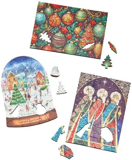24 Days Of Christmas Puzzles Advent Calendar - MyPhotoSocksAu