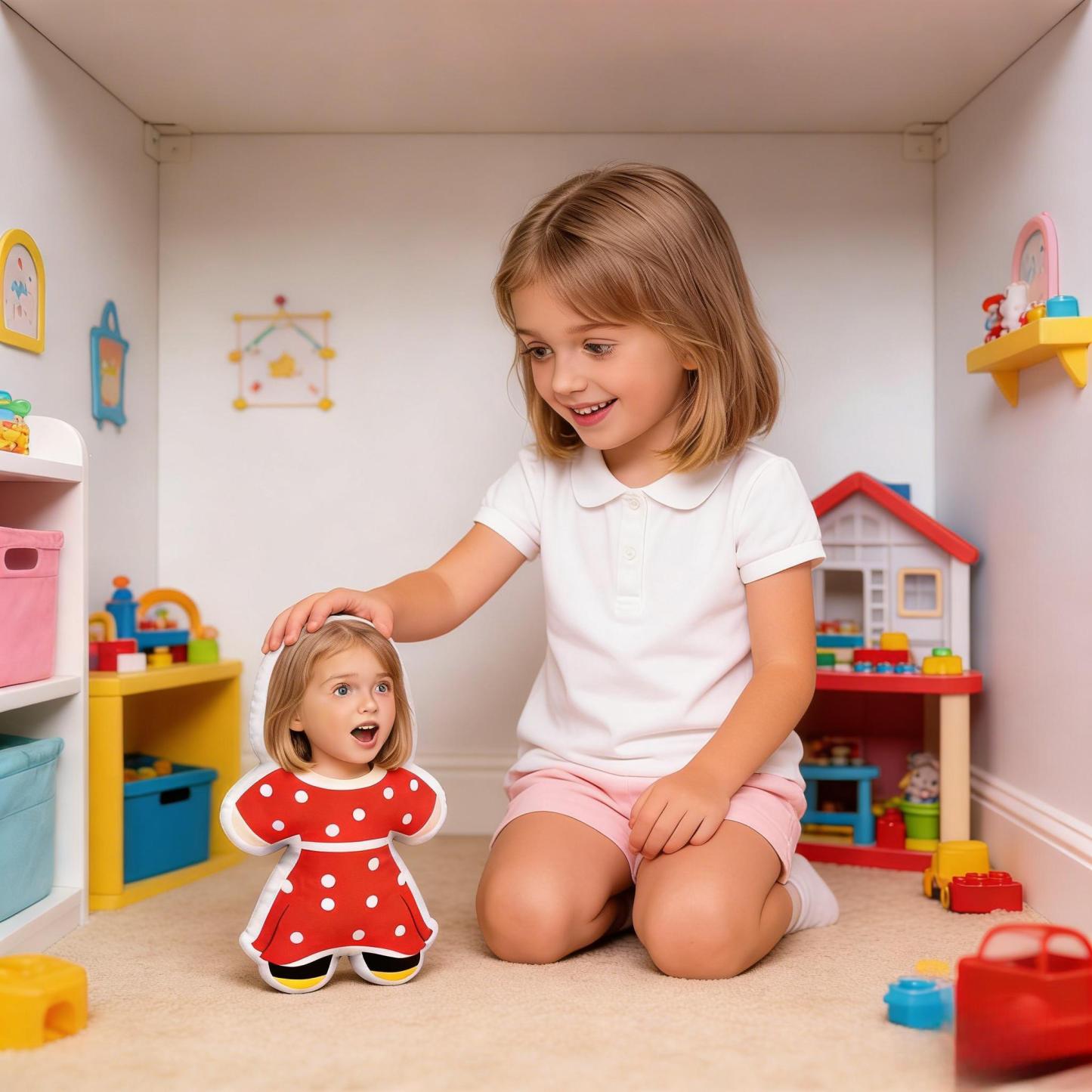 AI Talking Interactive Pillow, Smart Storytelling Singing Minime Pillow Gift , Educational Emotional Companion, Real-Time Voice AI Toys for Kids Age 3+ - MyPhotoSocksAu