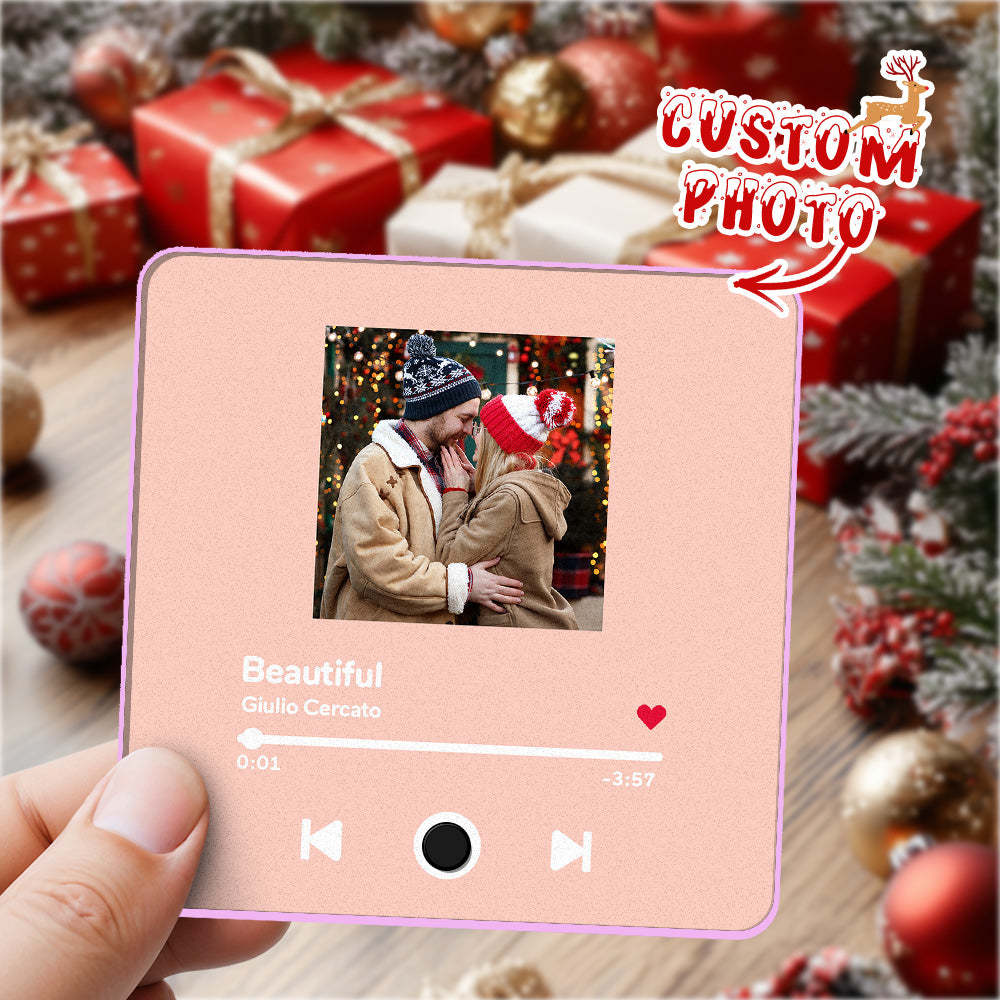 Custom Photo Album Music Fridge Magnet Custom Phone Spotify Music Fridge Magnet Pro Christmas Gifts For Family