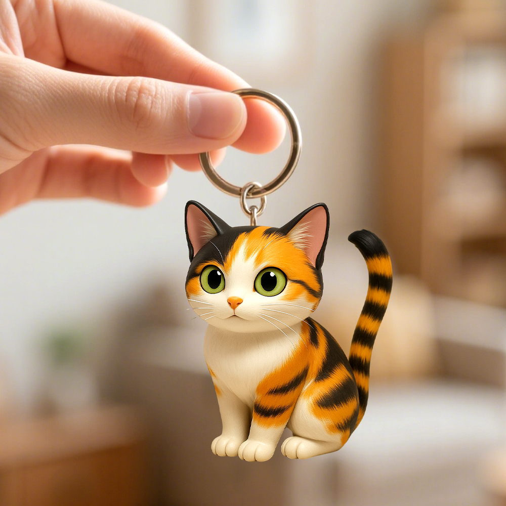 Turn Your Photo into a Custom 3D Keychain Cute Personalized Mini Figure