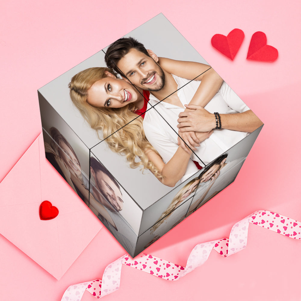 Custom Photo Cube Infinity Folding Photo Cube Personalised Gifts