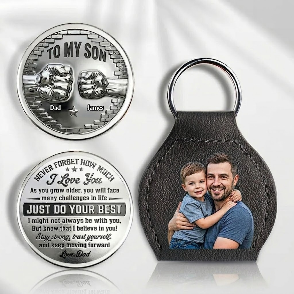 To My Son I Believe In You - Personalized Custom Pocket Hug - MyFaceUnderwearAU