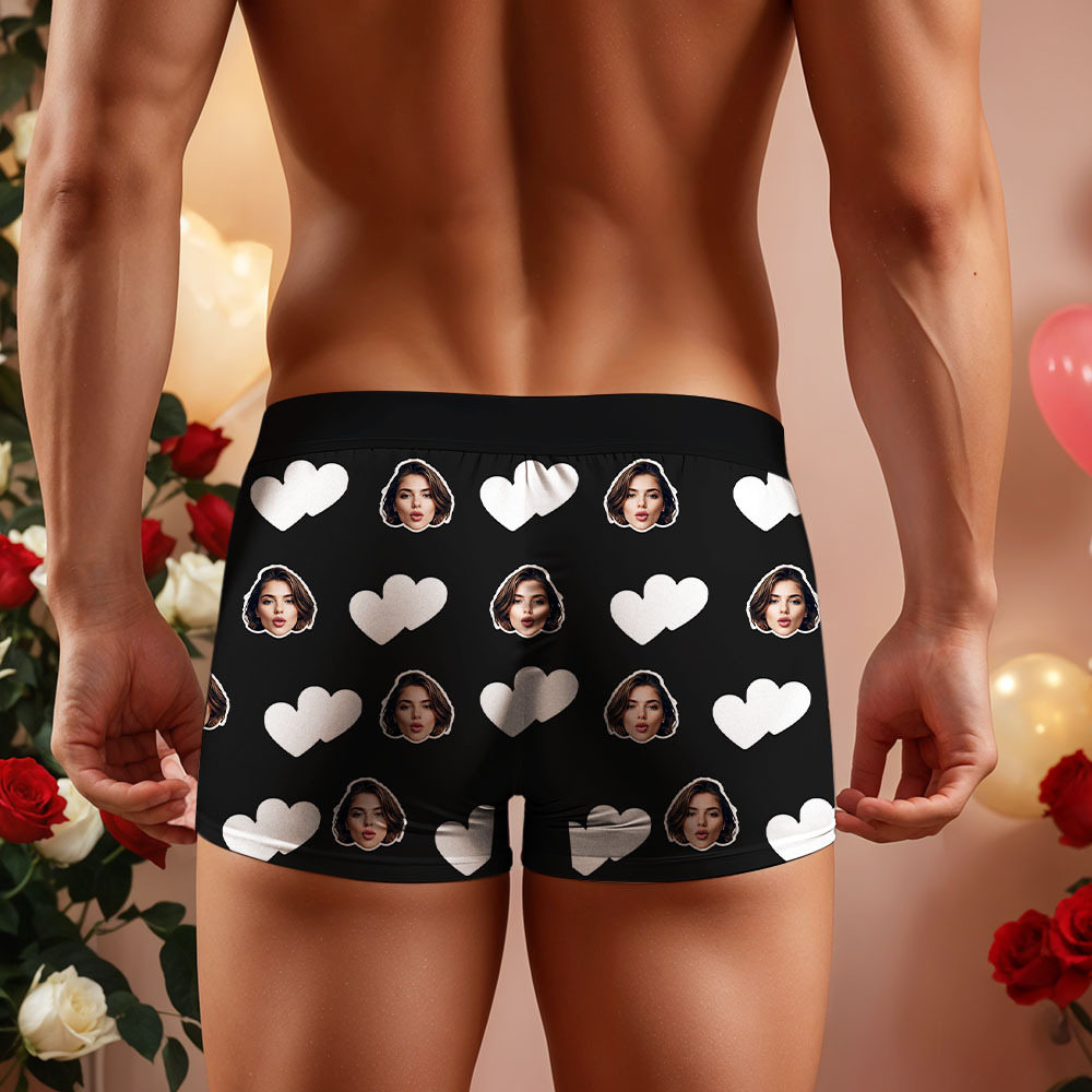 Custom Men's Face Boxer This Belong to Name Face Boxer Briefs Personalized Face Boxer Briefs Valentine's Day Underwear Gift - MyFaceUnderwearAU