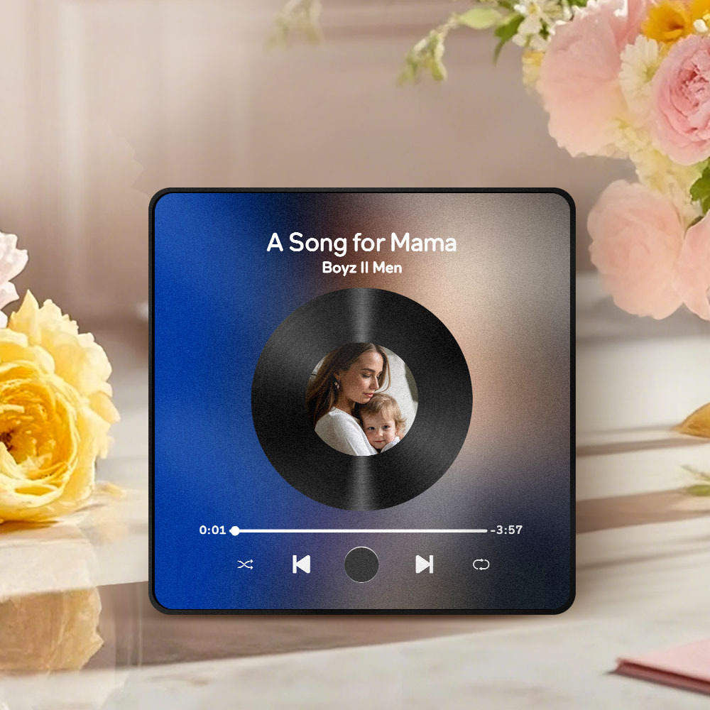 Personalized Mum Photo Album Fridge Magnet Music Wall Photo Sticker Music Movement That Can Be Played Without Cell Phone Music Fridge Magnet Pro - MyFaceUnderwearAU