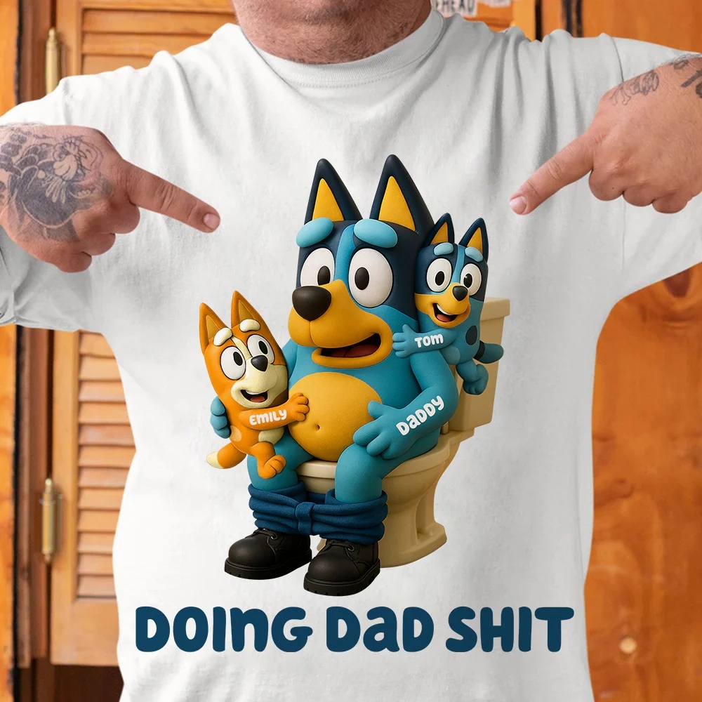 Father??s Day Gifts Dad And Kids Shirt - Personalized Gifts For Dad