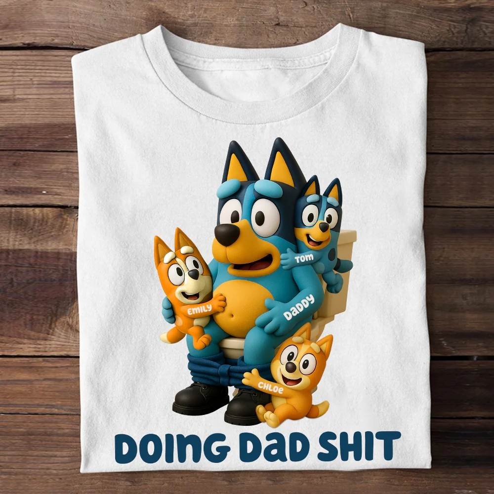Father??s Day Gifts Dad And Kids Shirt - Personalized Gifts For Dad