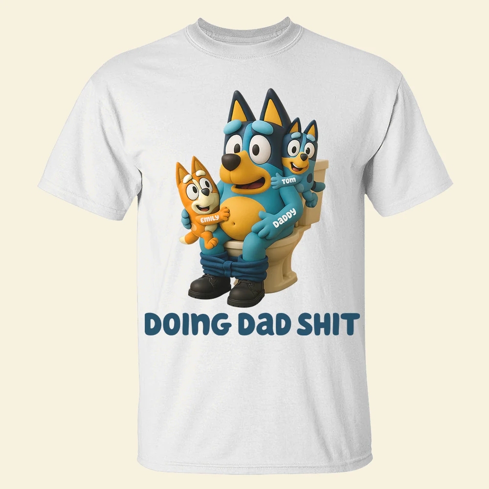Father??s Day Gifts Dad And Kids Shirt - Personalized Gifts For Dad