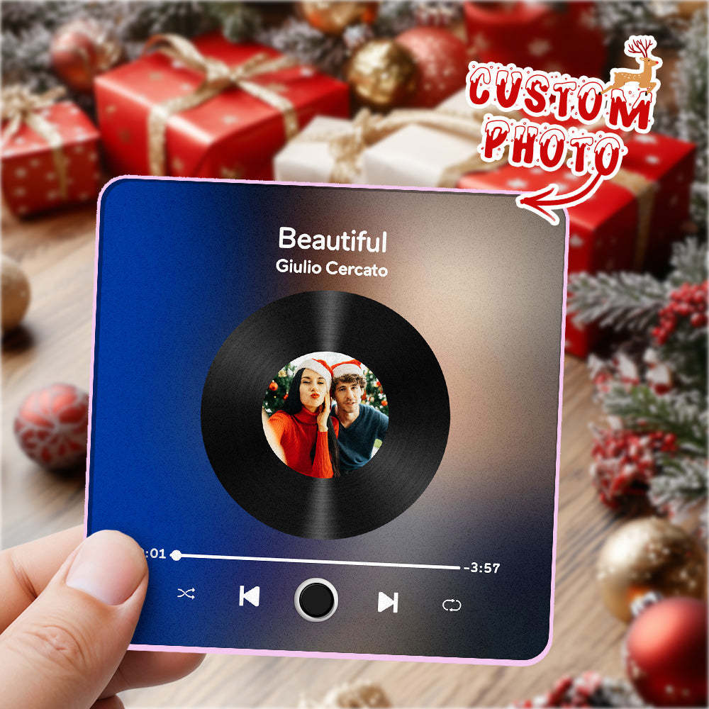 Custom Photo Album Music Fridge Magnet Custom Phone Spotify Music Fridge Magnet Pro Christmas Gifts For Family