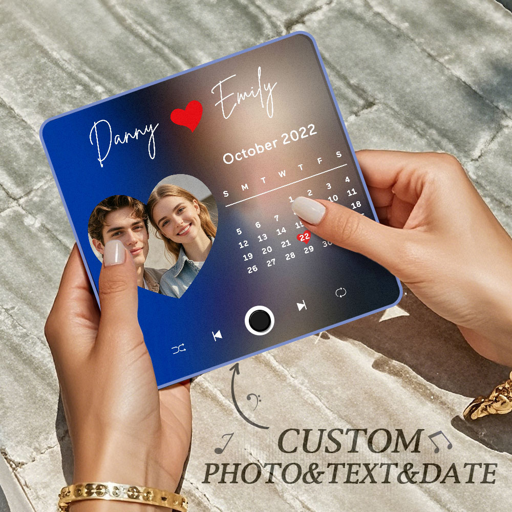 Custom Photo and Name Album Music Fridge Magnet Christmas Gifts Custom Phone Spotify Music Fridge Magnet Pro