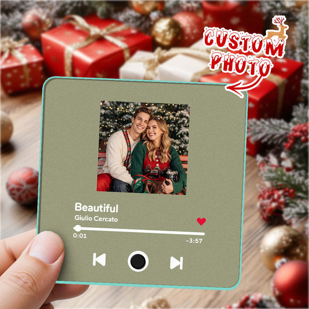 Custom Photo Album Music Fridge Magnet Custom Phone Spotify Music Fridge Magnet Pro Christmas Gifts For Family