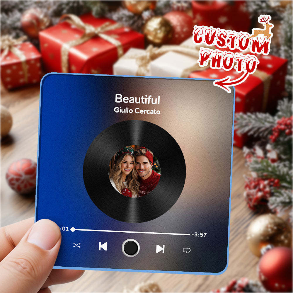 Custom Photo Album Music Fridge Magnet Custom Phone Spotify Music Fridge Magnet Pro Christmas Gifts For Family