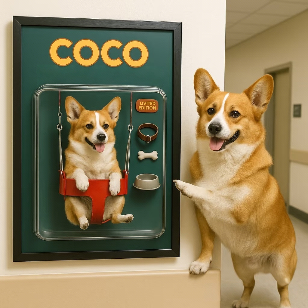 Fully Body Custom Action Figure Portraits Personalized Toy Box Art Custom Photo Frame Decorations Custom Toy Figure Gift for Pet Lovers - MyFaceUnderwearAU