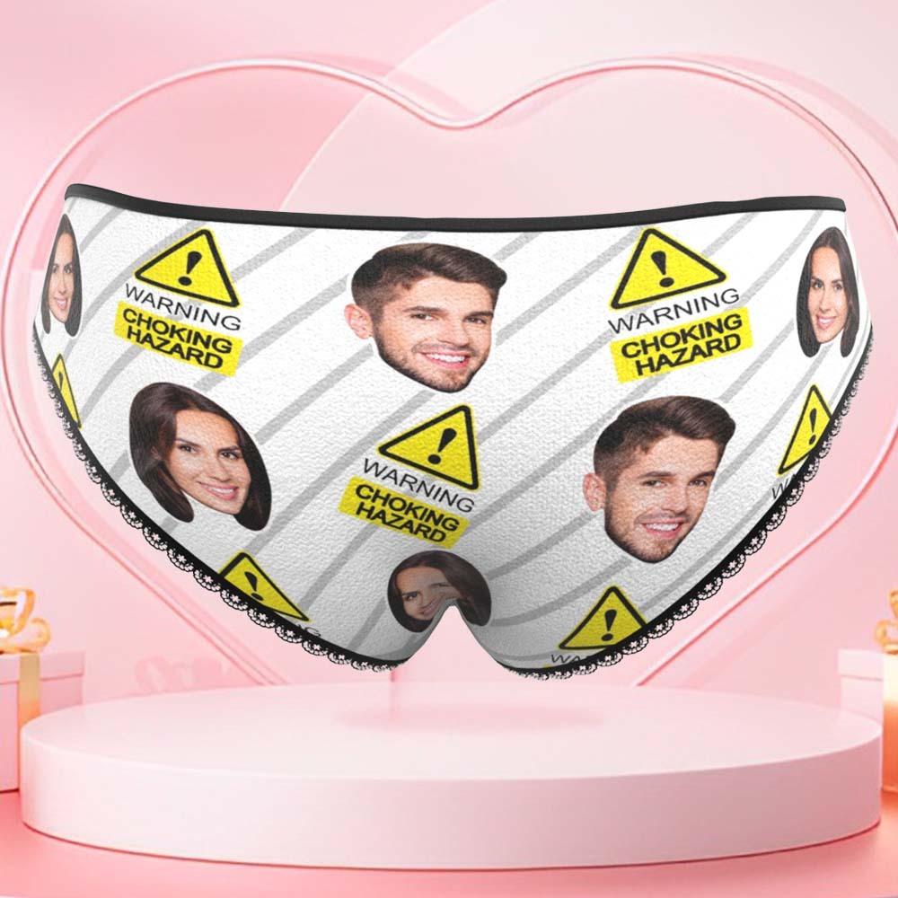 Custom Face Women's Panties Personalised Photo Underwear King Funny Gifts - MyFaceUnderwearAU