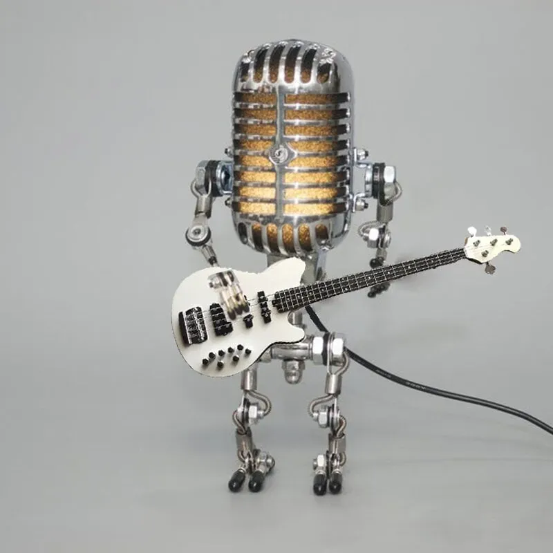 A Good Choice For Christmas Gifts-Metal Microphone Lamp - MyFaceUnderwearAU