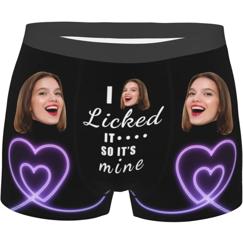 Personalized Face Boxers Briefs Custom Underwear Custom Wife Face Printed Photo Boxer Underwear - MyFaceUnderwearAU