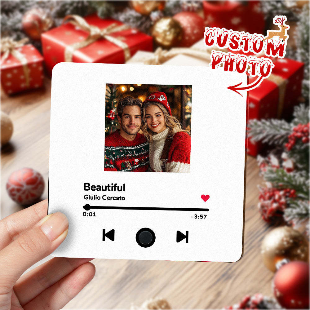 Custom Photo Album Music Fridge Magnet Custom Phone Spotify Music Fridge Magnet Pro Christmas Gifts For Family