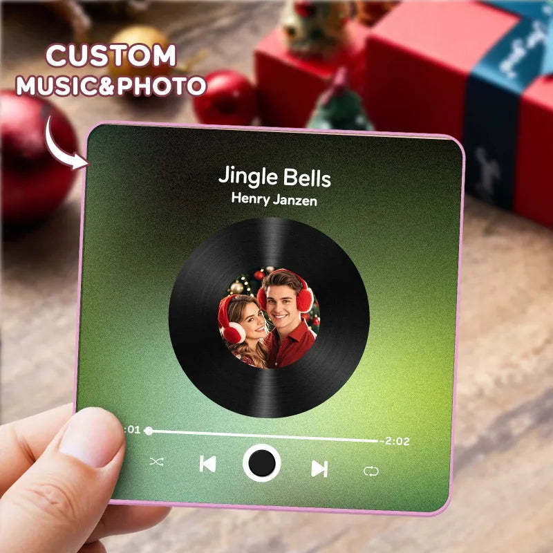 Custom Photo Album Music Fridge Magnet Custom Phone Spotify Music Fridge Magnet Pro Christmas Gifts For Family