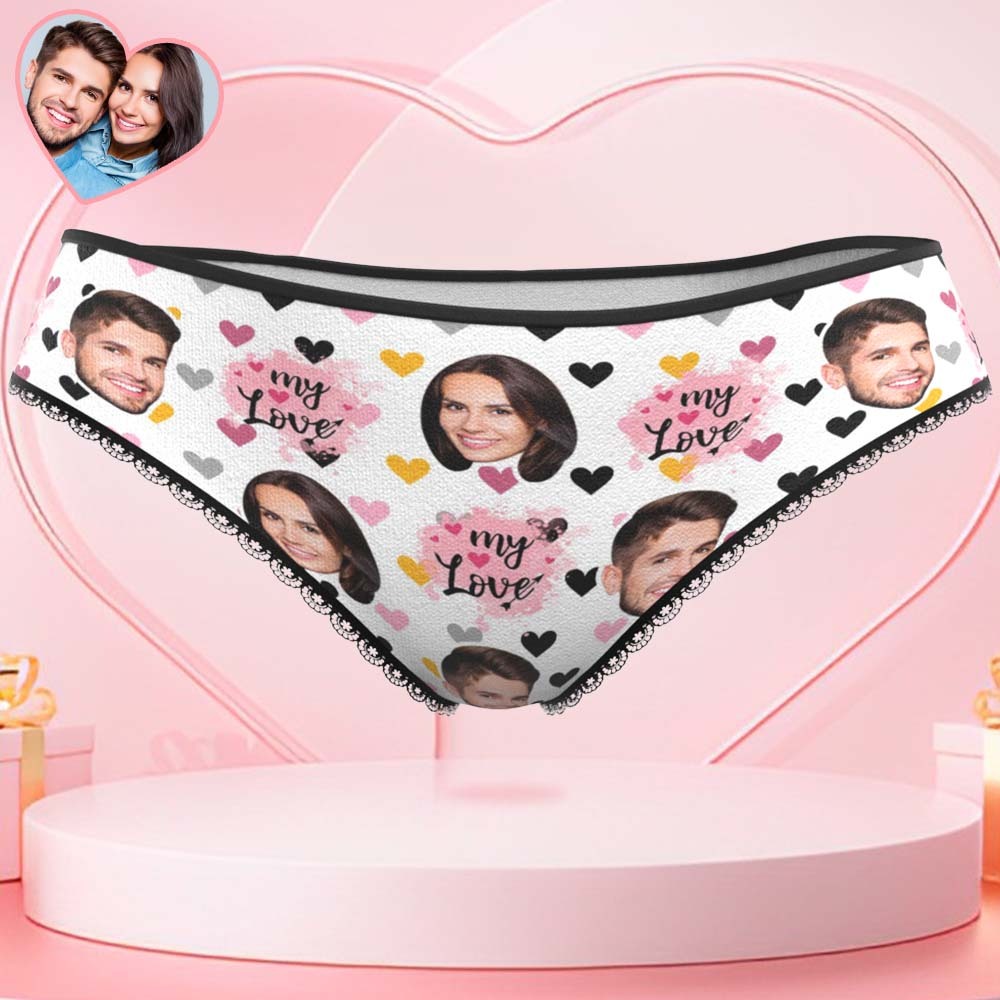 Custom Face Women's Panties Personalised Photo Underwear Choking Hazard Funny Gifts - MyFaceUnderwearAU