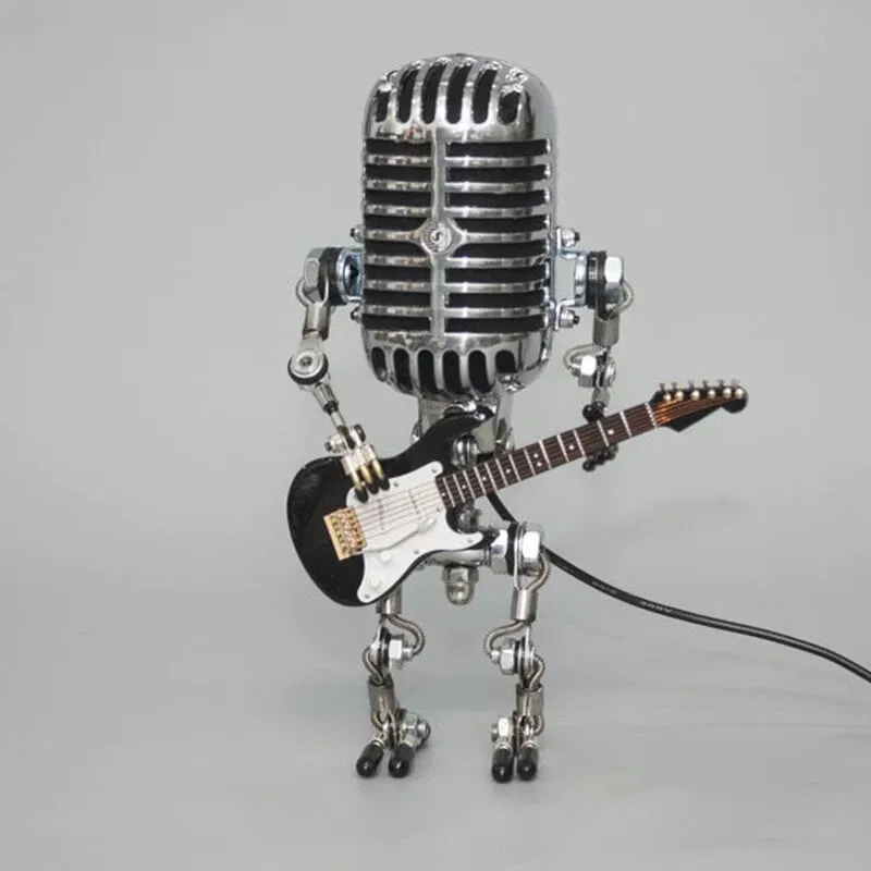 A Good Choice For Christmas Gifts-Metal Microphone Lamp - MyFaceUnderwearAU