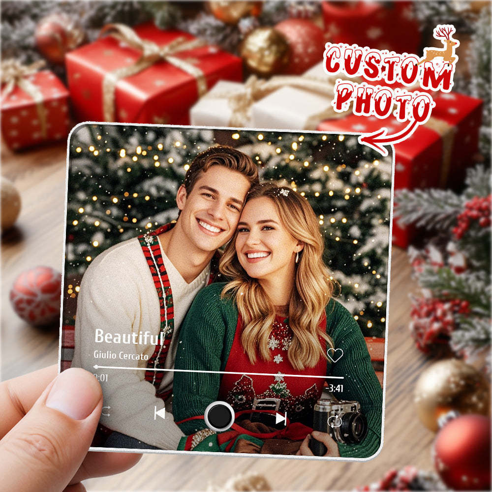 Custom Photo Album Music Fridge Magnet Custom Phone Spotify Music Fridge Magnet Pro Christmas Gifts For Family