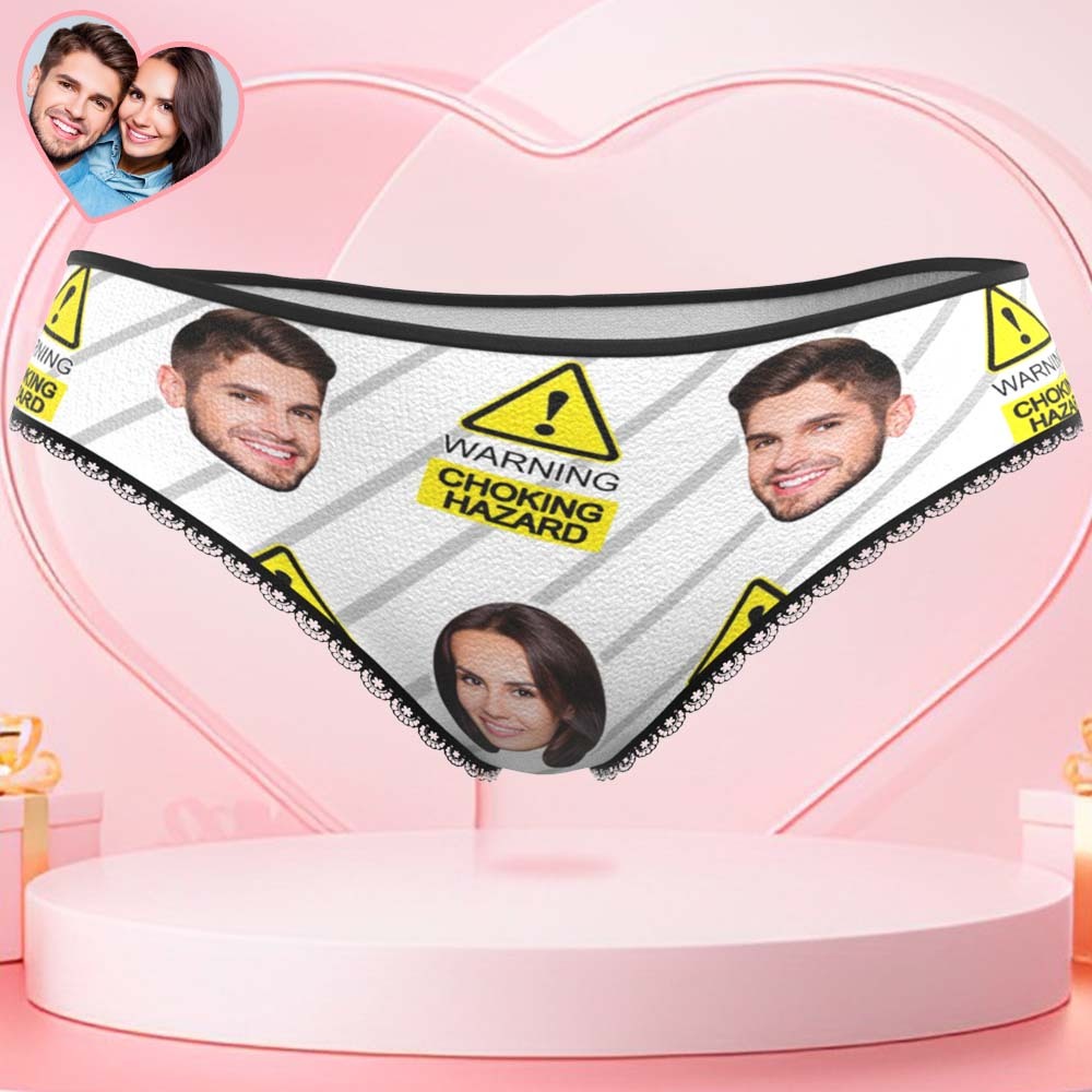 Custom Face Women's Panties Personalised Photo Underwear Choking Hazard Funny Gifts - MyFaceUnderwearAU