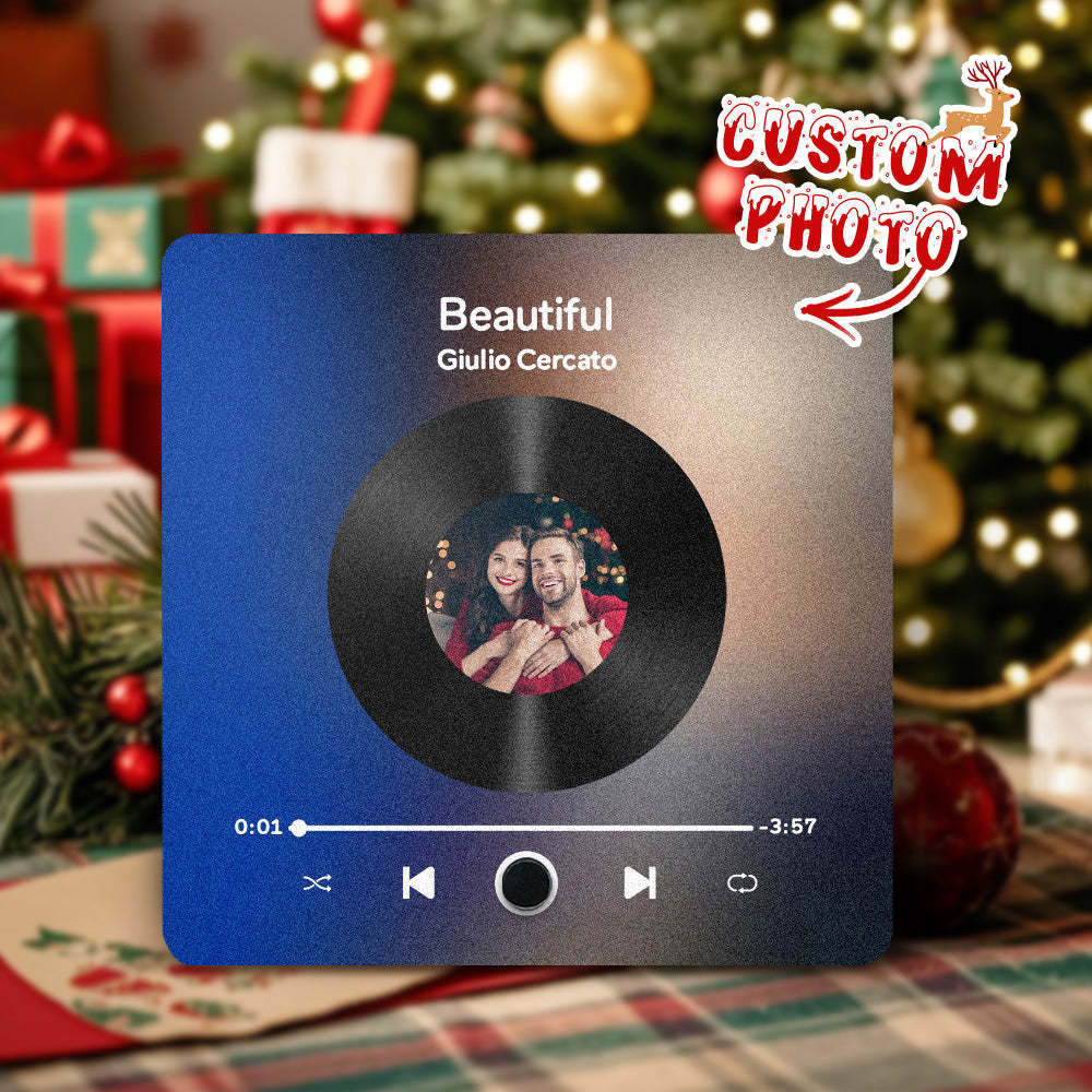 Custom Photo Album Music Fridge Magnet Custom Phone Spotify Music Fridge Magnet Pro Christmas Gifts For Family