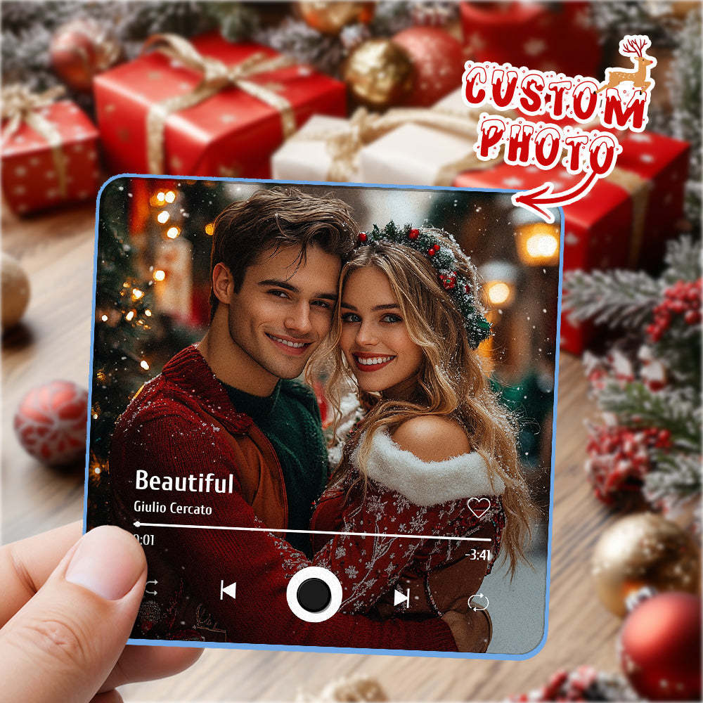 Custom Photo Album Music Fridge Magnet Custom Phone Spotify Music Fridge Magnet Pro Christmas Gifts For Family