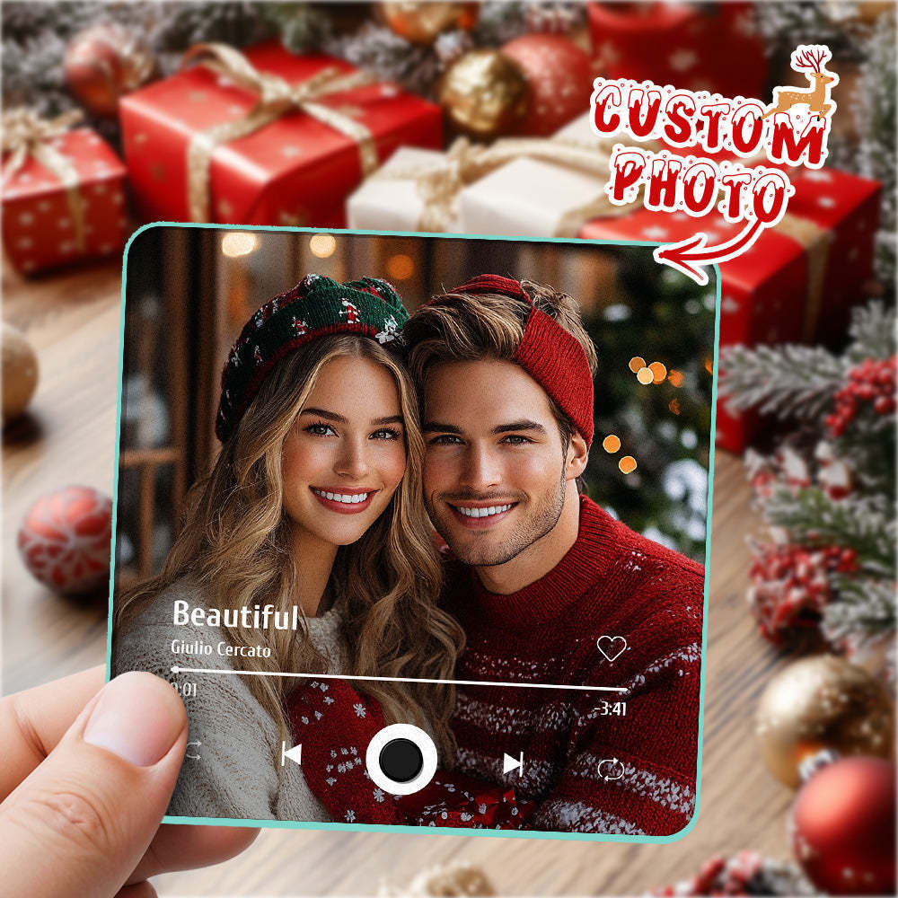 Custom Photo Album Music Fridge Magnet Custom Phone Spotify Music Fridge Magnet Pro Christmas Gifts For Family