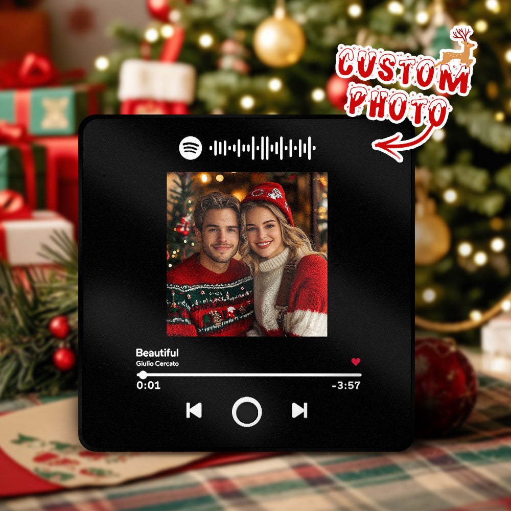 Custom Photo Album Music Fridge Magnet Custom Phone Spotify Music Fridge Magnet Pro Christmas Gifts For Family