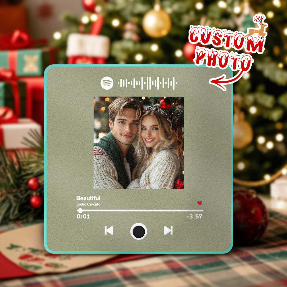 Custom Photo Album Music Fridge Magnet Custom Phone Spotify Music Fridge Magnet Pro Christmas Gifts For Family