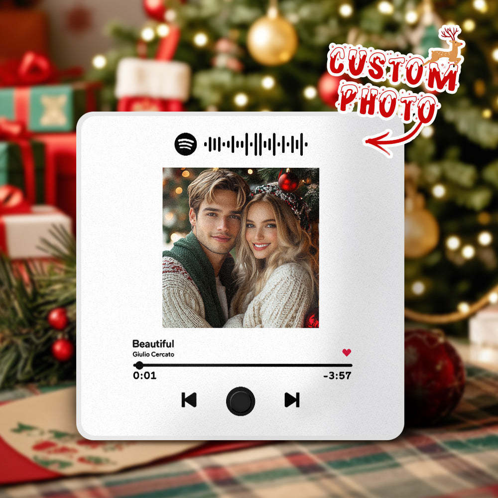 Custom Photo Album Music Fridge Magnet Custom Phone Spotify Music Fridge Magnet Pro Christmas Gifts For Family