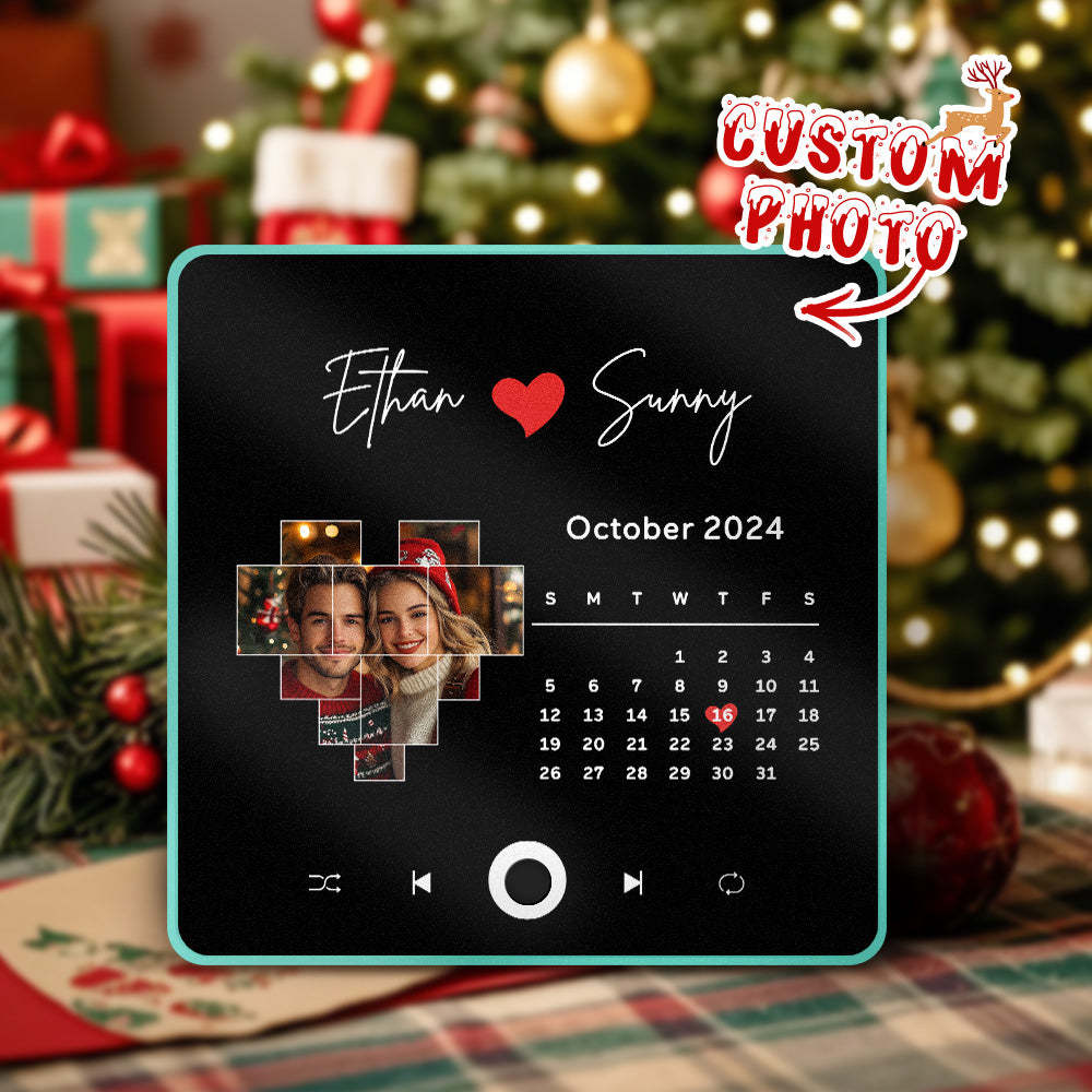 Custom Photo Album Music Fridge Magnet Custom Phone Spotify Music Fridge Magnet Pro Christmas Gifts For Family