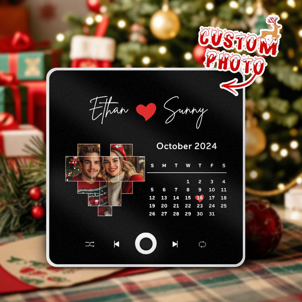 Custom Photo Album Music Fridge Magnet Custom Phone Spotify Music Fridge Magnet Pro Christmas Gifts For Family