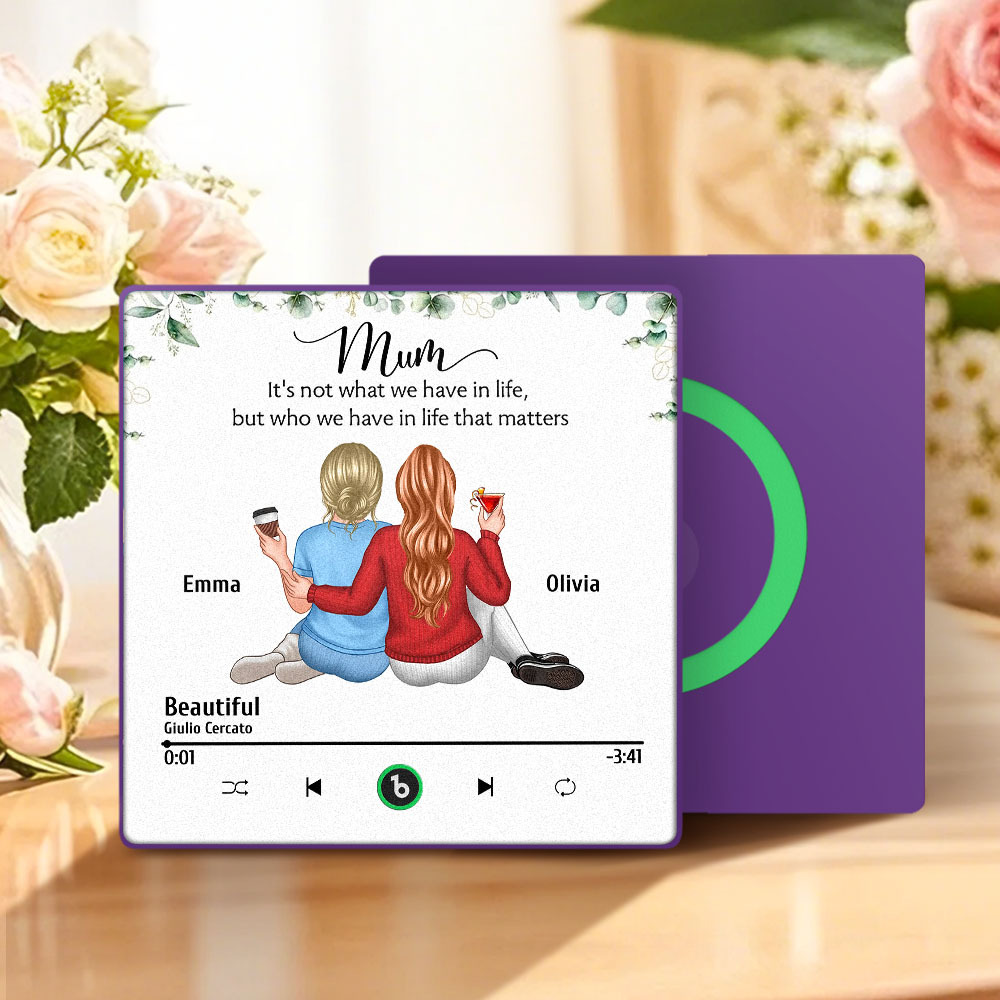 Custom Music Fridge Magnets Wall Photo Sticker That Plays Music Without Cell Phone Multiple Styles for Mother's Day Gifts - MyFaceUnderwearAU