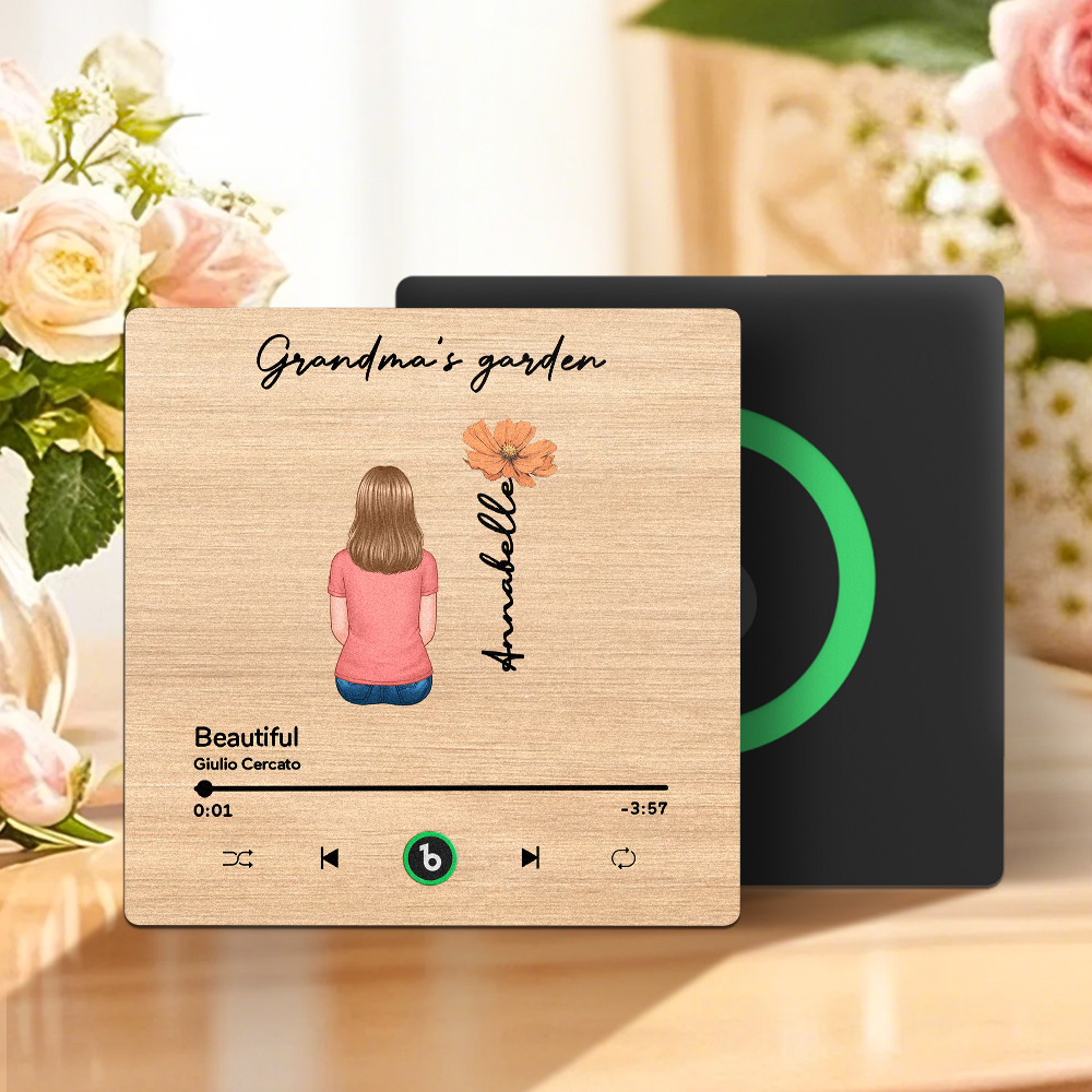 Mother's Day Custom Music Fridge MagnetMusic Wall Photo Sticker That Plays Music Without Cell Phone Multiple Styles - MyFaceUnderwearAU