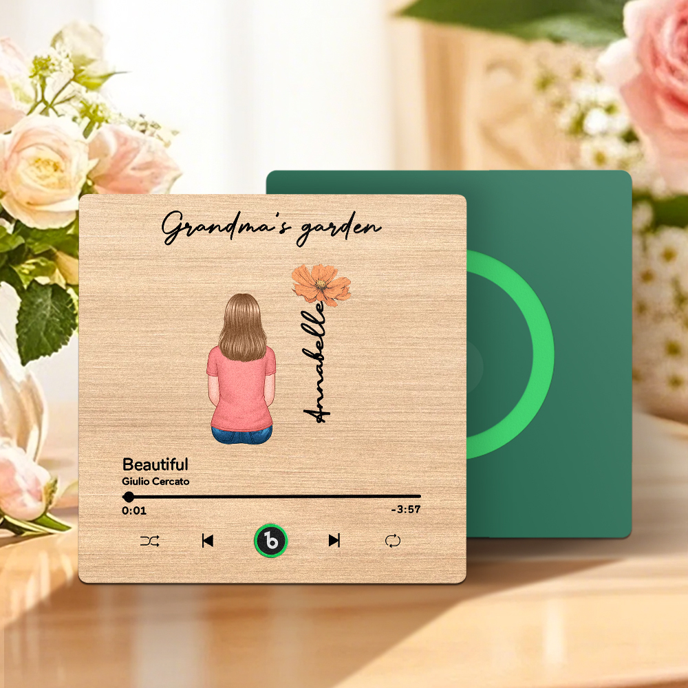 Mother's Day Custom Music Fridge MagnetMusic Wall Photo Sticker That Plays Music Without Cell Phone Multiple Styles - MyFaceUnderwearAU