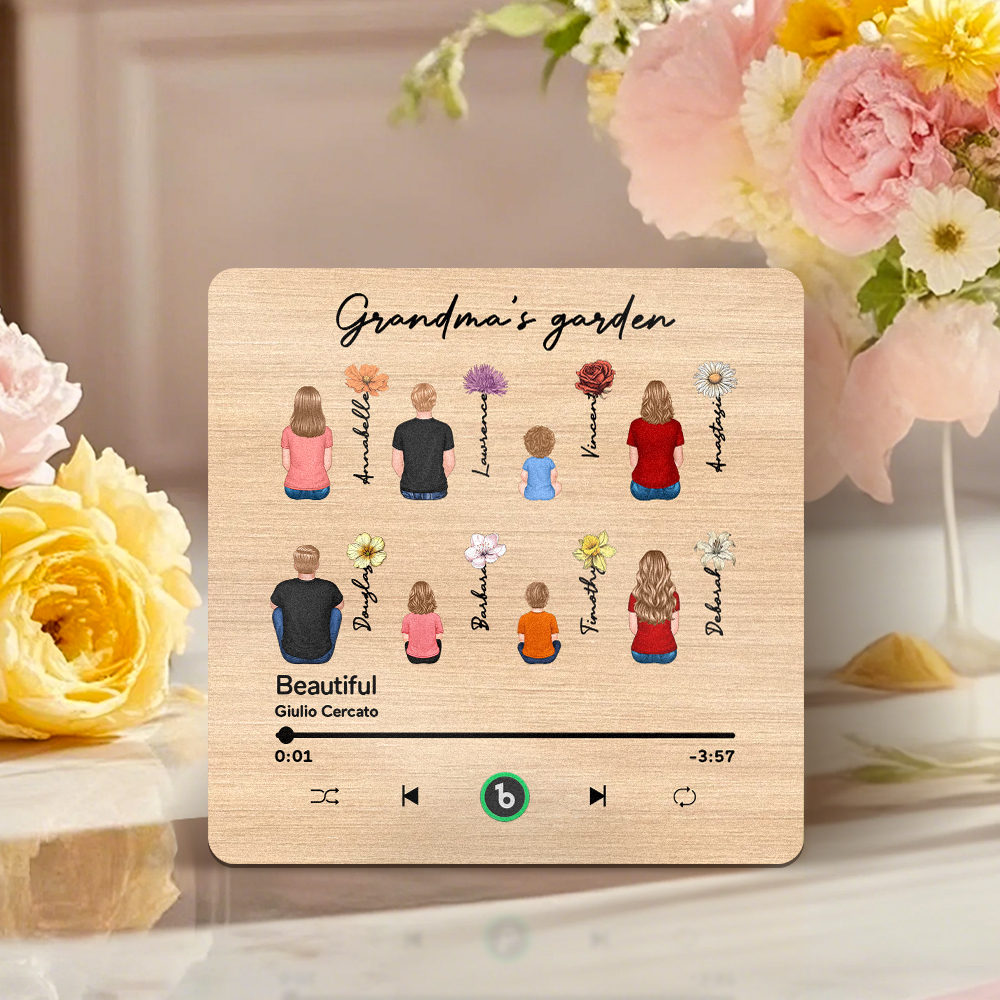 Mother's Day Custom Music Fridge MagnetMusic Wall Photo Sticker That Plays Music Without Cell Phone Multiple Styles - MyFaceUnderwearAU