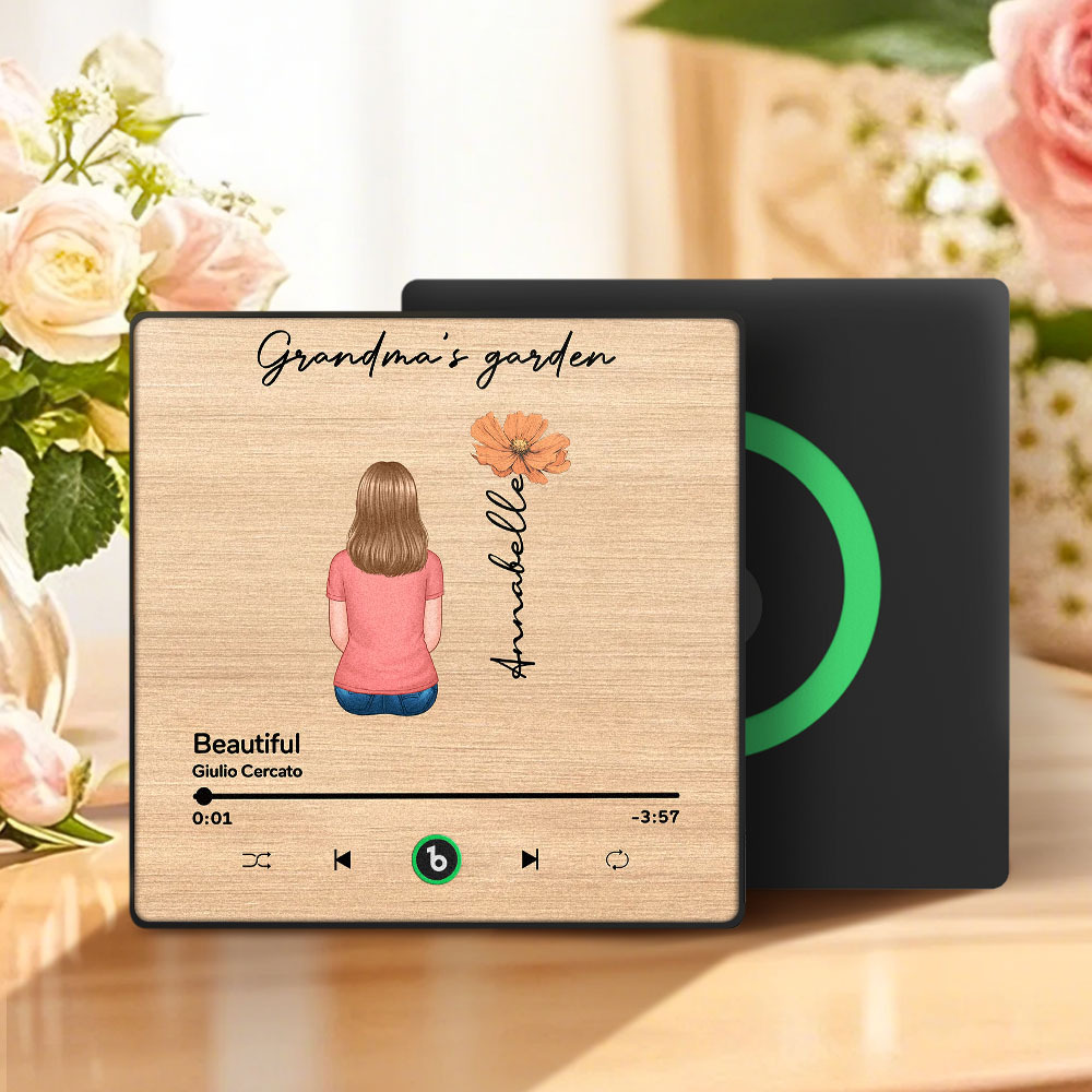 Mother's Day Custom Music Fridge MagnetMusic Wall Photo Sticker That Plays Music Without Cell Phone Multiple Styles - MyFaceUnderwearAU