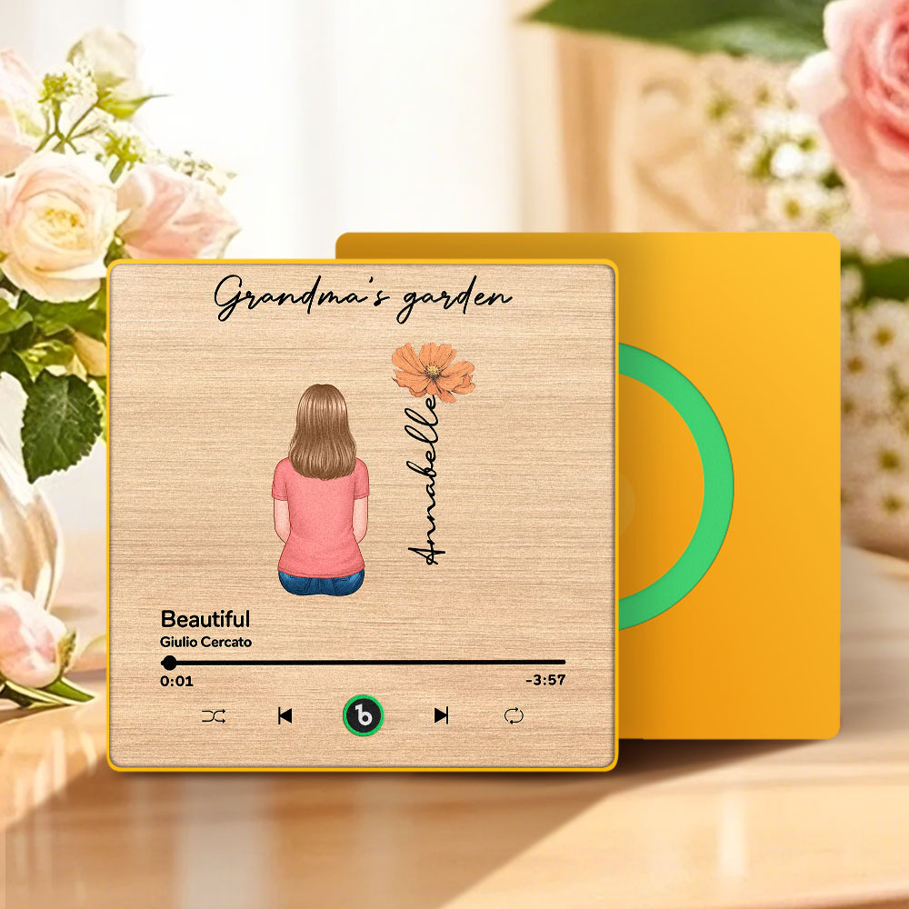 Mother's Day Custom Music Fridge MagnetMusic Wall Photo Sticker That Plays Music Without Cell Phone Multiple Styles - MyFaceUnderwearAU