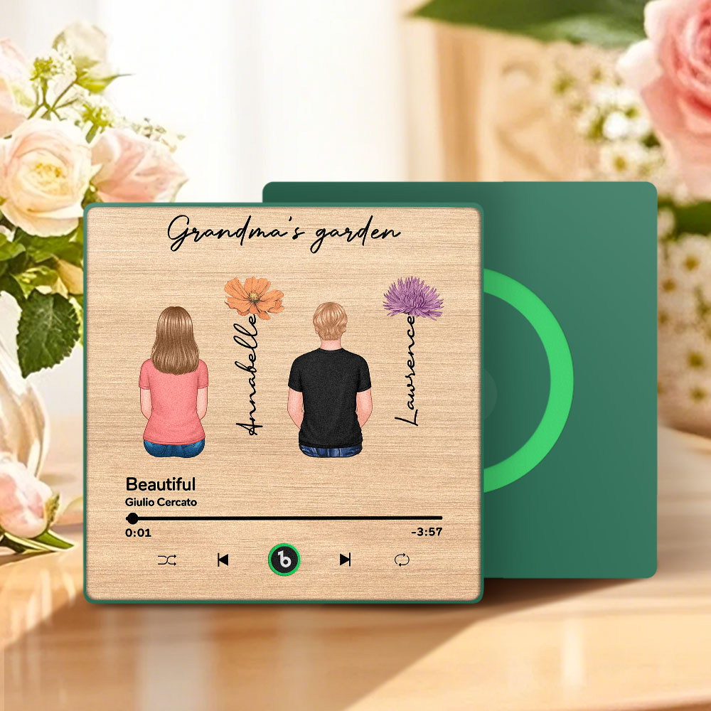 Mother's Day Custom Music Fridge MagnetMusic Wall Photo Sticker That Plays Music Without Cell Phone Multiple Styles - MyFaceUnderwearAU